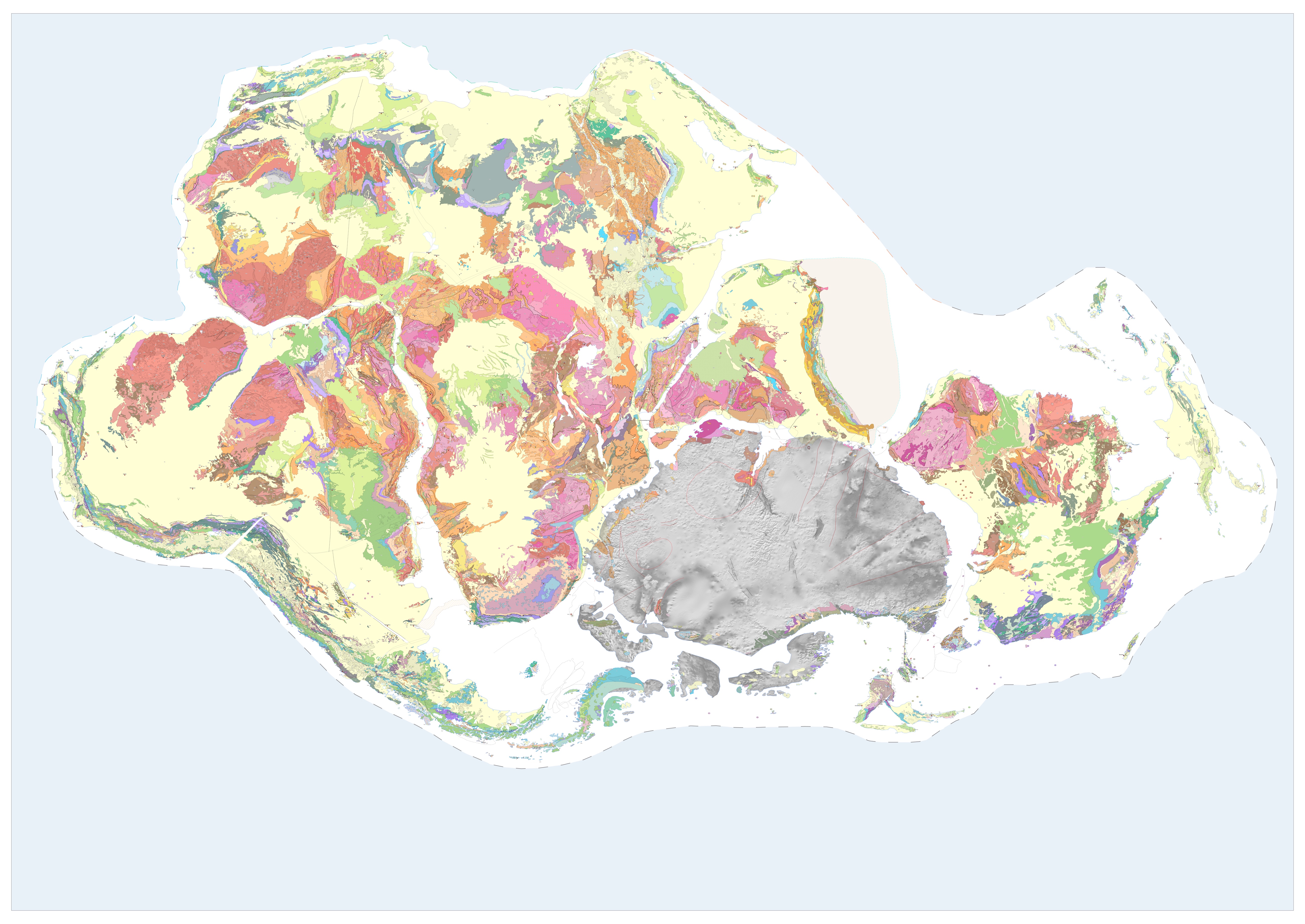 Mapa do Gondwana
